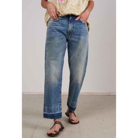 R13 Boyfriend Jean in Jasper Let Down Hem Size 29 - Picture 1 of 7